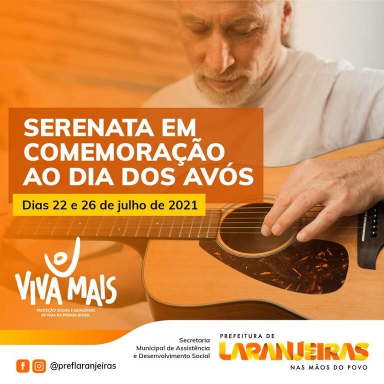 Laranjeiras realiza Serenata em comemoração ao Dia dos Avós