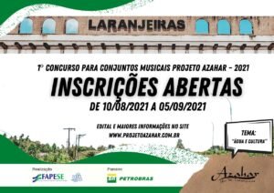 Projeto Azahar abre inscrições para Concurso de Produção Musical em Laranjeiras