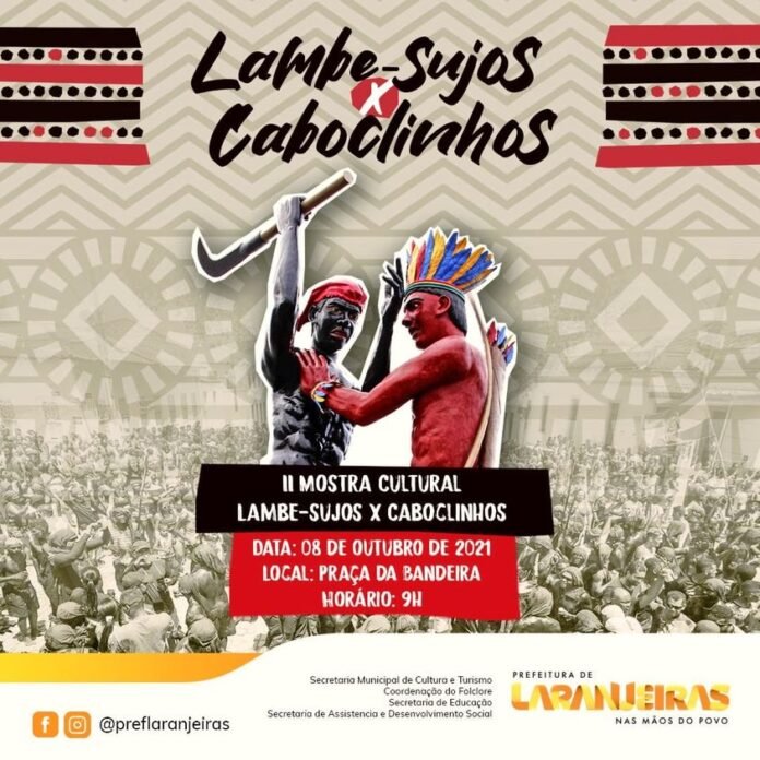Laranjeiras realiza a II Amostra Cultural Lambe-Sujos x Caboclinhos