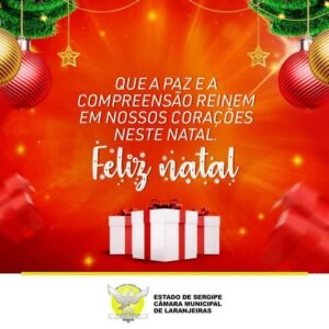 card de feliz natal da Câmara