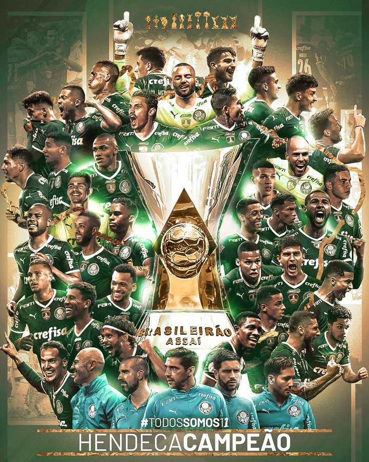 Palmeiras é campeão Brasileiro da Série A em 2022