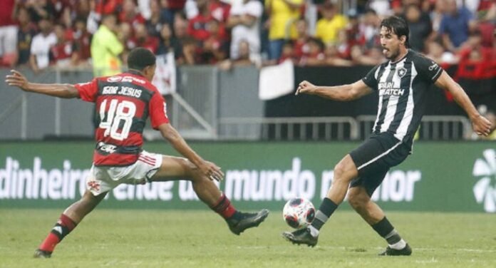 Flamengo bate o Botafogo em Brasília com gol no início da partida