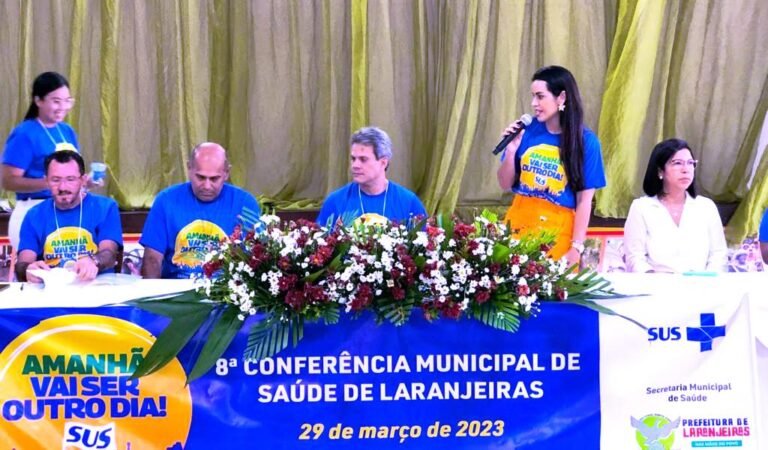 Laranjeiras realiza a 8ª Conferência Municipal de Saúde