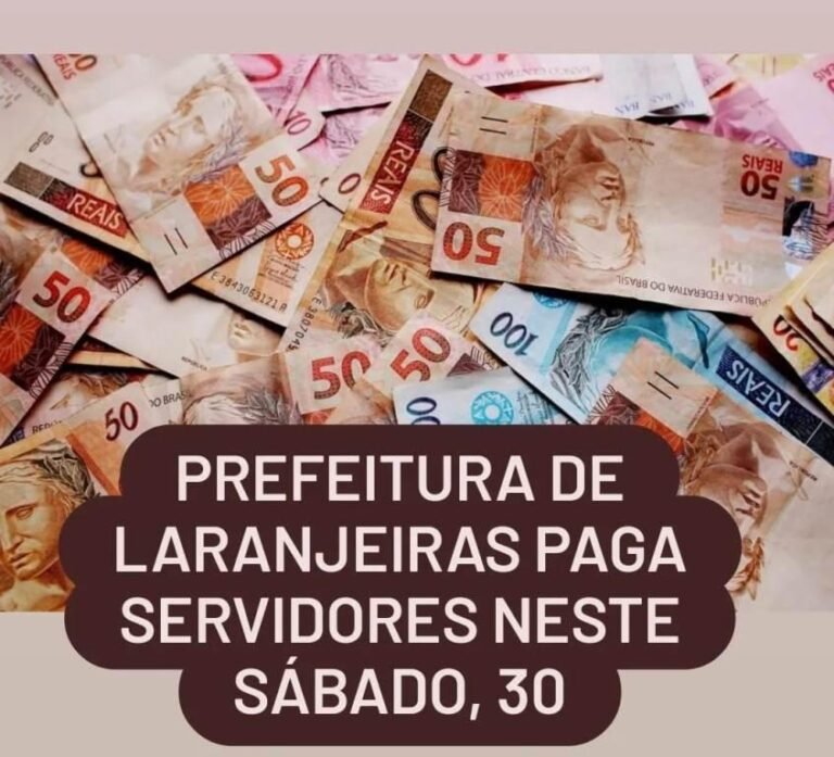 Prefeitura paga servidores neste sábado, 30