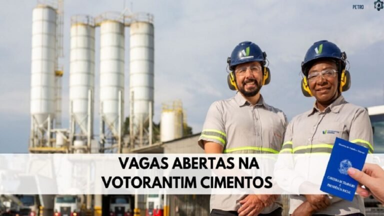 Votorantim está ofertando mais de 160 vagas de emprego para profissionais com e SEM EXPERIÊNCIA em todo o Brasil