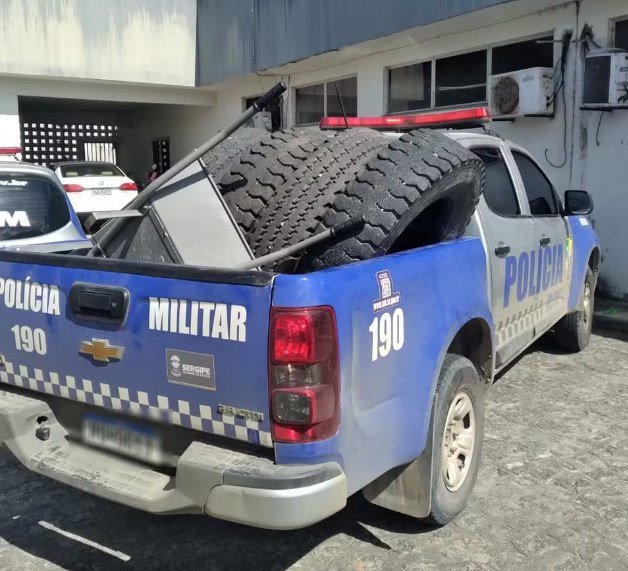 Roubo na fábrica de cimento de Laranjeiras termina em troca de tiros