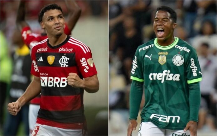 Confira o Raio-X de Palmeiras e Flamengo destacando resultado das categorias de base em campo e nos cofres