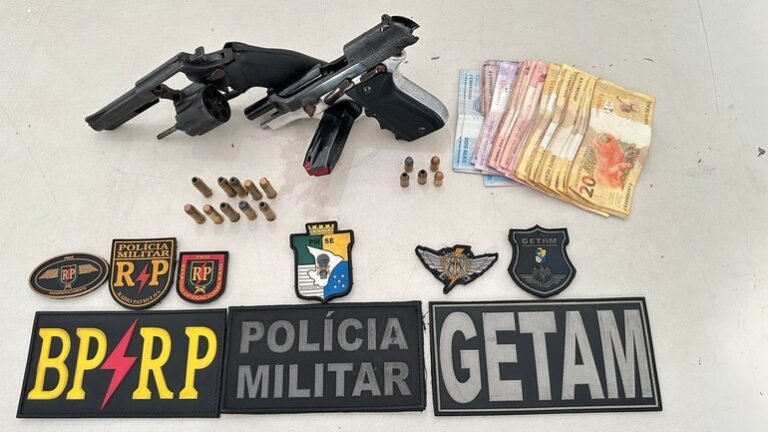 Polícia prende homem em flagrante vendendo armas na Avenida Tancredo Neves em Aracaju