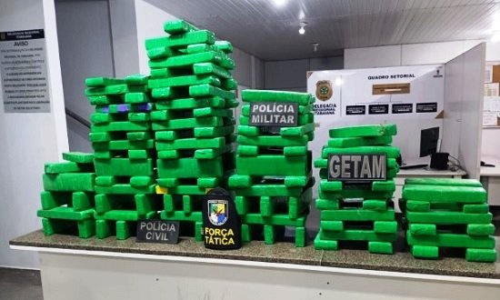 Em Carira, Operação policial prende homem com 100 quilos de maconha