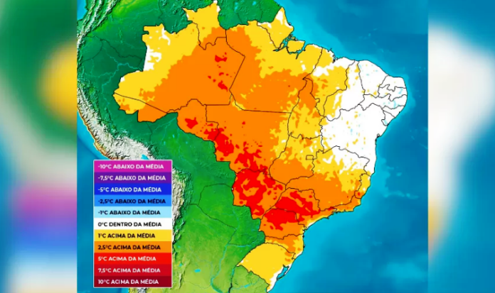 Brasil será atingido por nova onda de calor e pode ser a mais forte do ano