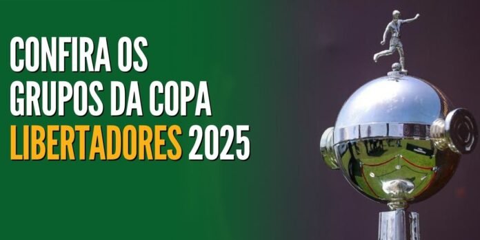Veja como ficaram os grupos do Sorteio da Copa Libertadores 2025