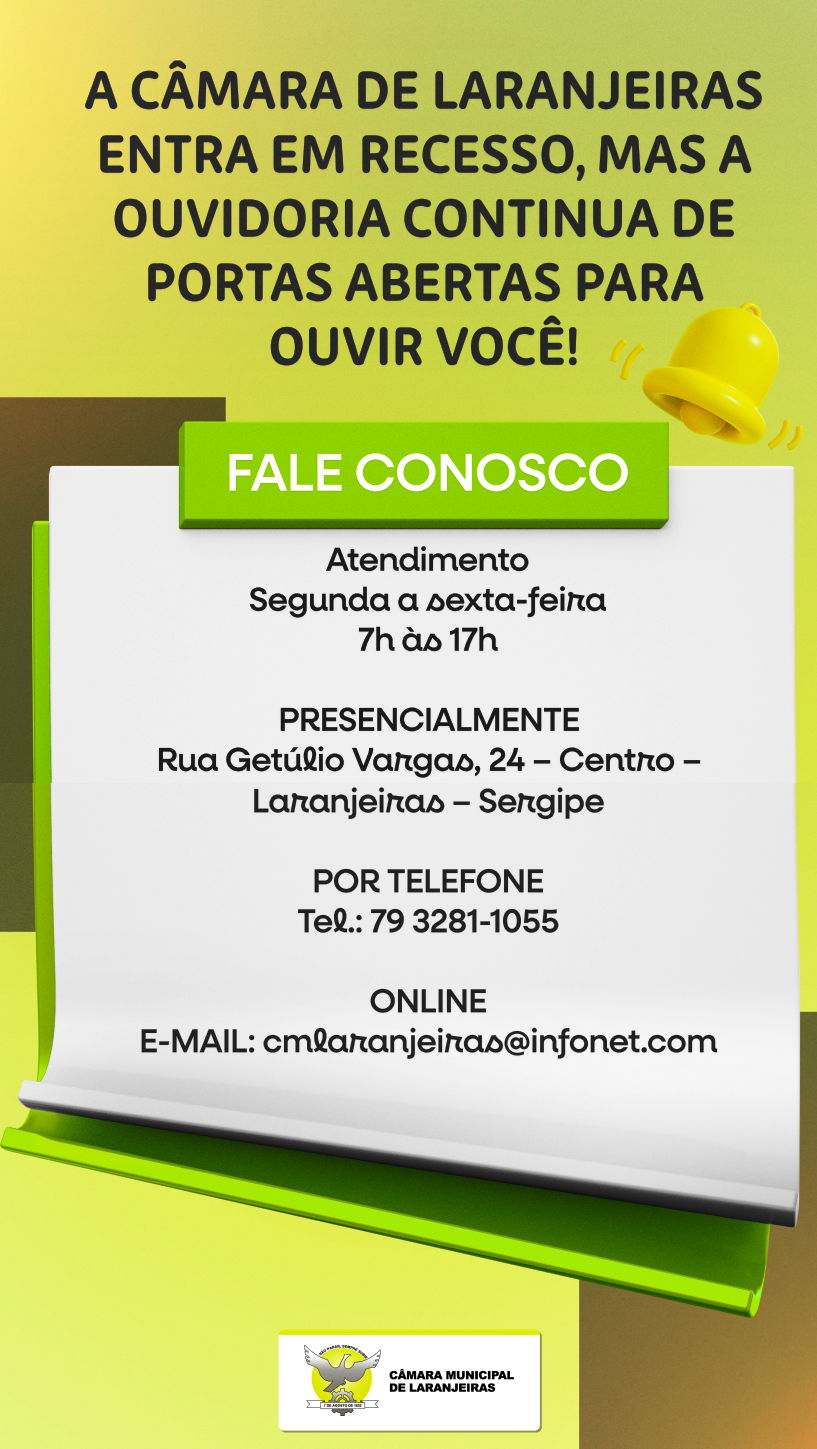 BANNER PUBLICITÁRIO DA CÂMARADE JULHO DE 2025