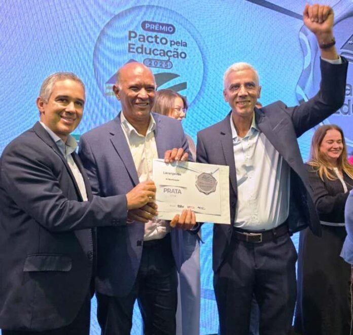 TCE/SE confirma avanços da educação pública de Laranjeiras com Selo Prata na alfabetização