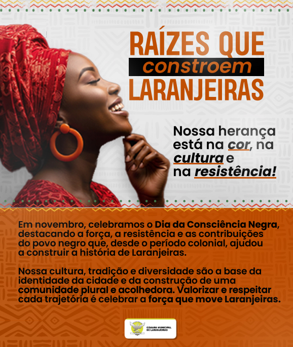 PUBLICIDADE DE NOVEMBRO DA CÂMARA DE LARANJEIRAS