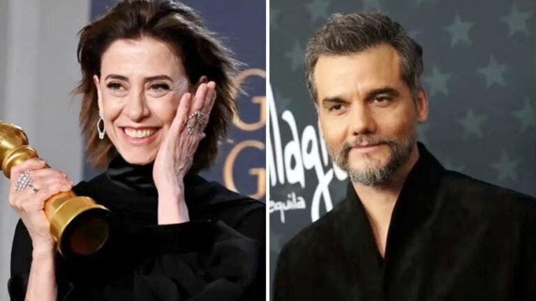 Engajamento histórico expõe diferença entre Fernanda Torres e Wagner Moura no Globo de Ouro