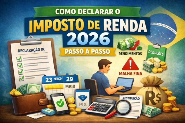 Imposto de Renda 2026: veja o passo a passo para declarar sem erros e evitar multa