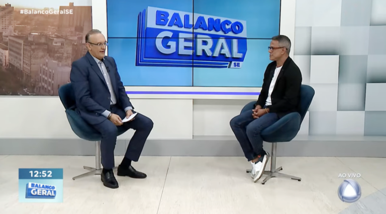 Juca destaca obras, inclusão social e fortalecimento do turismo em entrevista ao Balanço Geral Tarde da TV Atalaia