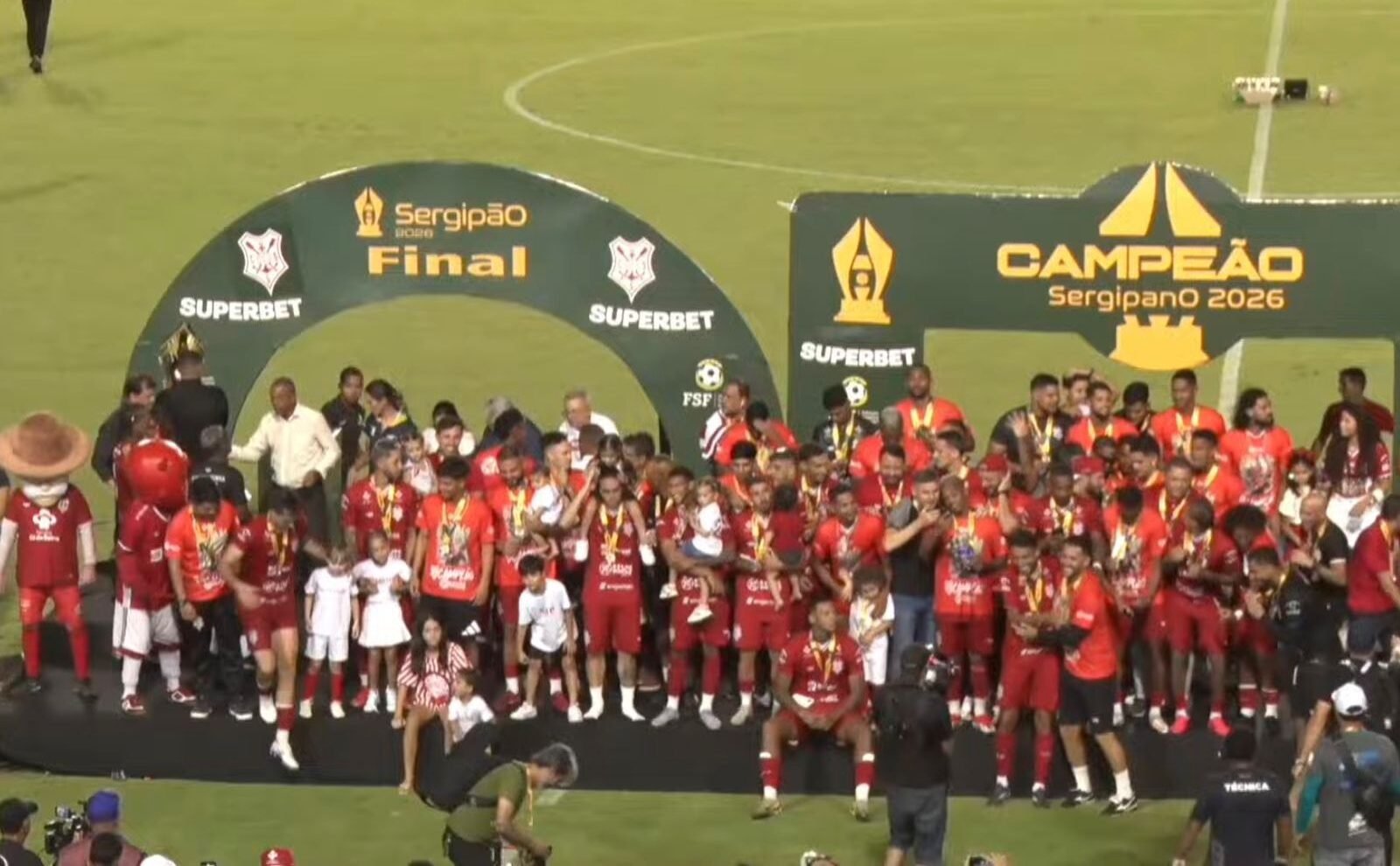 Sergipe vence Confiança por 1 a 0 e conquista o Campeonato Sergipano de 2026