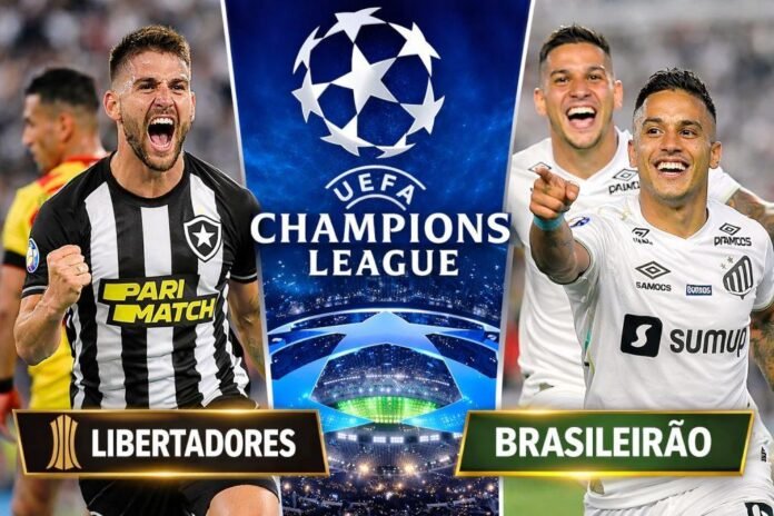 Champions League e decisão do Botafogo: confira o futebol na TV hoje