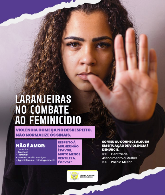 PUBLICIDADE DE MARÇO DA CÂMARA DE LARANJEIRAS