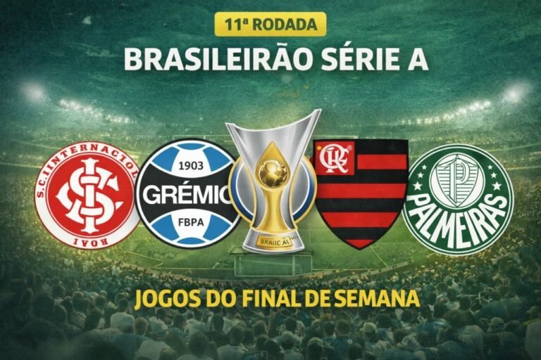 Confira os jogos da 11ª Rodada do Brasileirão Série A