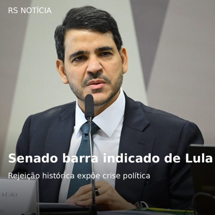 Senado rejeita indicação de Jorge Messias ao STF e impõe derrota histórica ao governo Lula