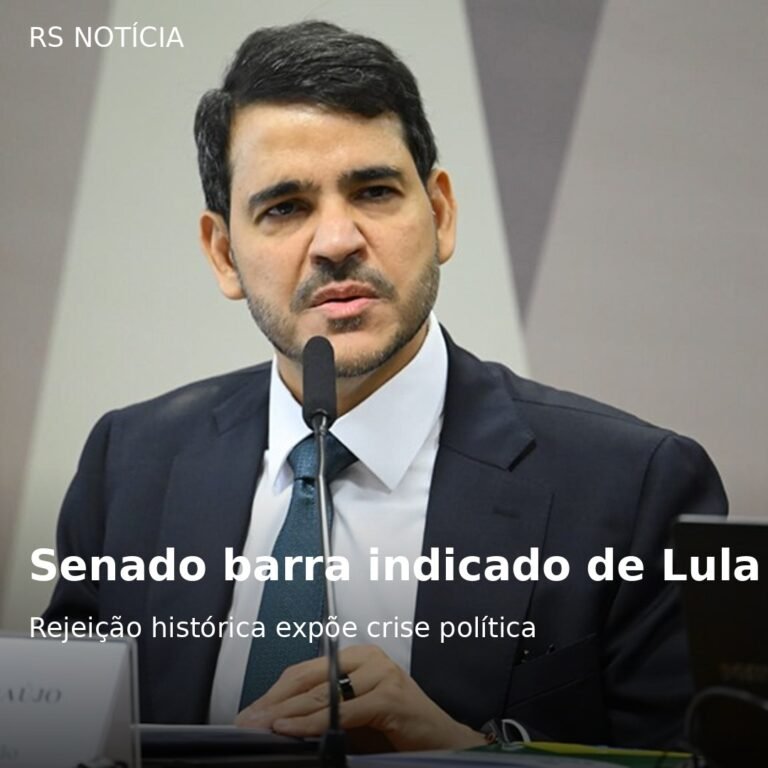 Senado rejeita indicação de Jorge Messias ao STF e impõe derrota histórica ao governo Lula