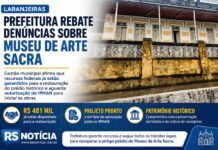 Prefeitura de Laranjeiras rebate vereador e confirma R$ 481 mil para restauração do antigo Museu de Arte Sacra Prefeitura de Laranjeiras rebate vereador e confirma R$ 481 mil para restauração do antigo Museu de Arte Sacra