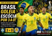 Brasil goleia a Escócia, avança em 1º lugar do Grupo C e chega embalado ao mata-mata da Copa do Mundo 2026 Brasil goleia a Escócia, avança em 1º lugar do Grupo C e chega embalado ao mata-mata da Copa do Mundo 2026