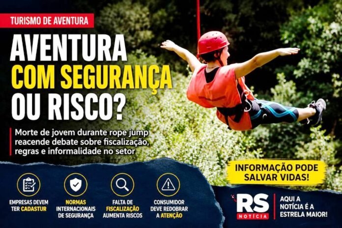 Tragédia em salto radical expõe falhas na fiscalização do turismo de aventura no Brasil
