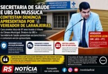 Secretaria de Saúde e Diretora da UBS da Mussuca contestam denúncia apresentada por vereador de Laranjeiras Secretaria de Saúde e Diretora da UBS da Mussuca contestam denúncia apresentada por vereador de Laranjeiras