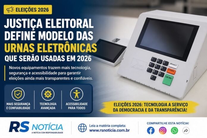 TSE inicia consulta pública para definir nova urna eletrônica das Eleições 2028; empresas poderão sugerir melhorias tecnológicas