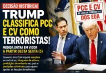 Trump classifica PCC e Comando Vermelho como organizações terroristas e impõe sanções históricas aos grupos Trump classifica PCC e Comando Vermelho como organizações terroristas e impõe sanções históricas aos grupos