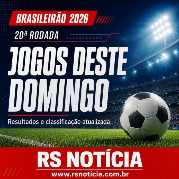 Brasileirão 2026: veja resultados, jogos deste domingo e classificação antes do fim da 20ª rodada