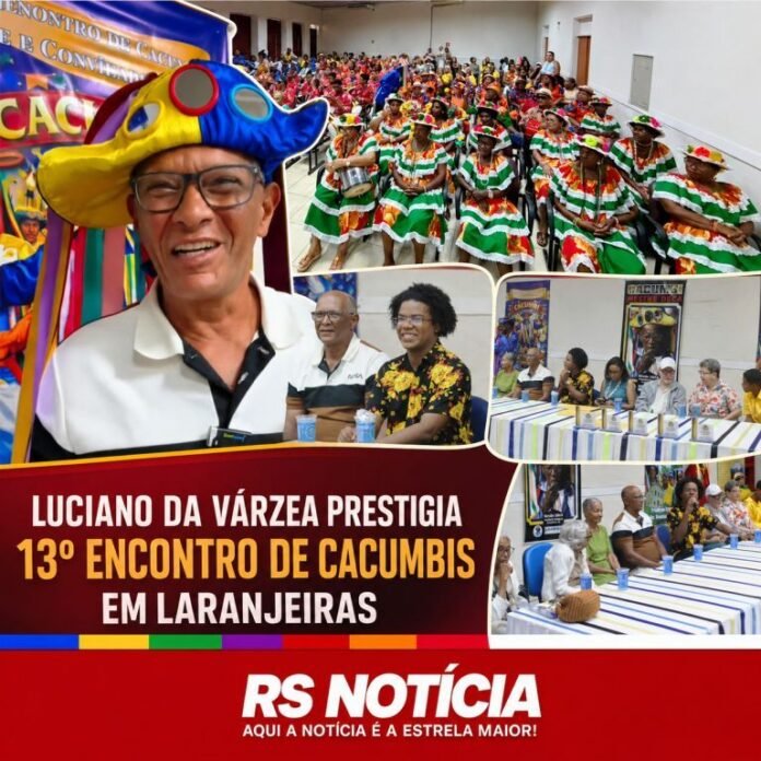 Luciano da Várzea prestigia 13º Encontro de Cacumbis e Convidados em Laranjeiras