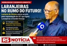 Laranjeiras avança rumo ao futuro: Luciano assina acordo para implantação do VLT que ligará quatro municípios da Grande Aracaju Laranjeiras avança rumo ao futuro: Luciano assina acordo para implantação do VLT que ligará quatro municípios da Grande Aracaju