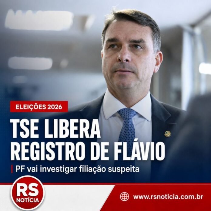 TSE age após filiação suspeita travar candidatura de Flávio Bolsonaro e aciona a Polícia Federal