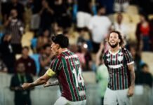 Fluminense vence o líder Palmeiras por 3 a 2 em jogo eletrizante e ganha força no Brasileirão Fluminense vence o líder Palmeiras por 3 a 2 em jogo eletrizante e ganha força no Brasileirão
