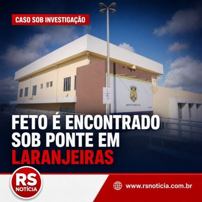 Feto é encontrado sob ponte em Laranjeiras; caso passa por investigação