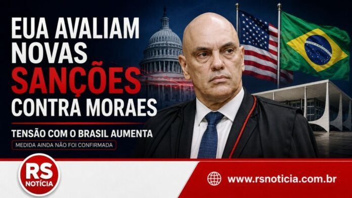 EUA avaliam novas sanções contra Alexandre de Moraes e tensão com o Brasil aumenta