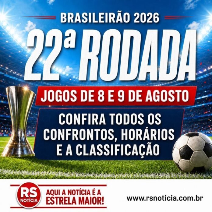 Brasileirão 2026: 22ª rodada tem clássico carioca, Bahia x Vasco e líderes em campo; veja jogos e classificação