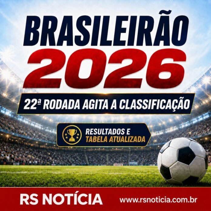 Brasileirão 2026: Palmeiras tropeça, Flamengo encosta e Z-4 esquenta após a 22ª rodada