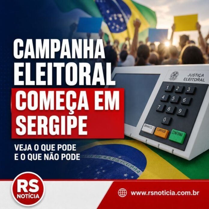 Campanha eleitoral começa em Sergipe: veja o que candidatos podem e não podem fazer