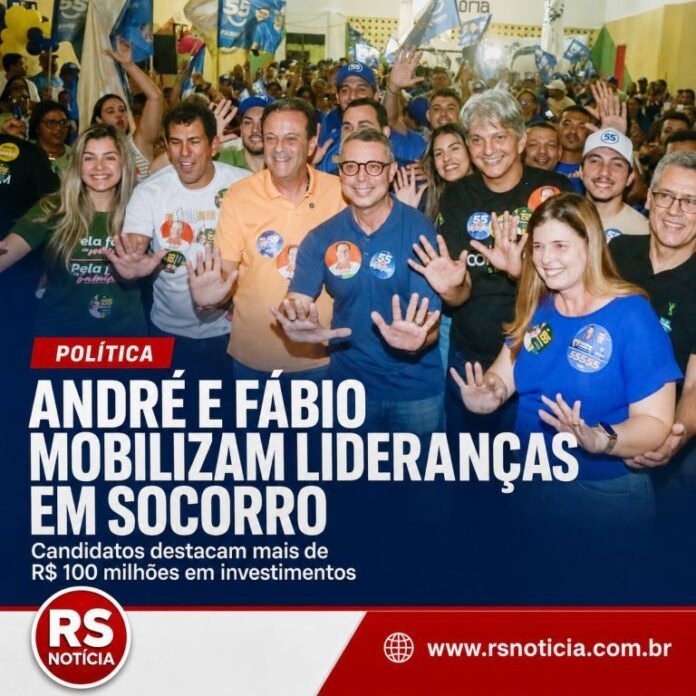 André Moura e Fábio Mitidieri mobilizam lideranças em Socorro e destacam mais de R$ 100 milhões em investimentos