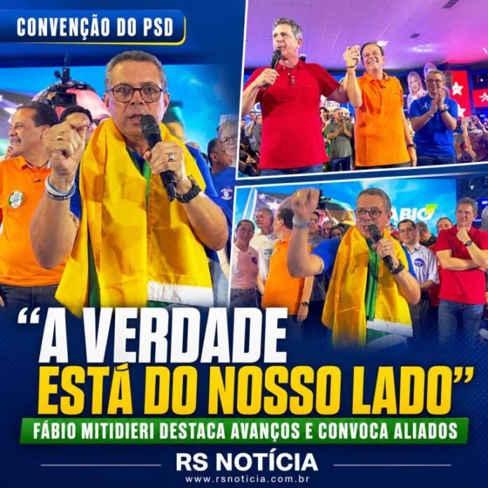 “A verdade está do nosso lado”: Fábio Mitidieri apresenta avanços de Sergipe e convoca aliados para as ruas