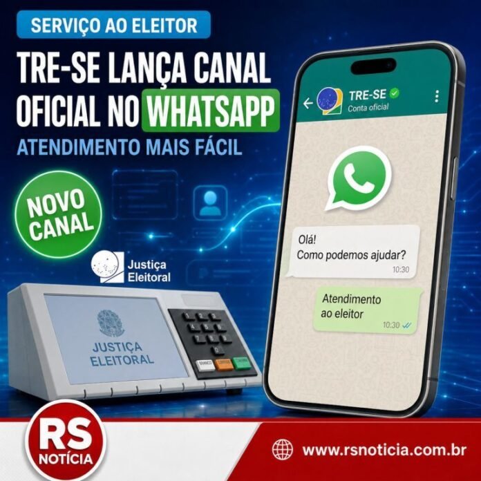 TRE-SE lança canal oficial no WhatsApp para facilitar atendimento aos eleitores