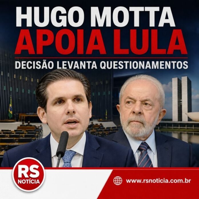 Hugo Motta abandona neutralidade e declara apoio a Lula em meio a interesses eleitorais na Paraíba