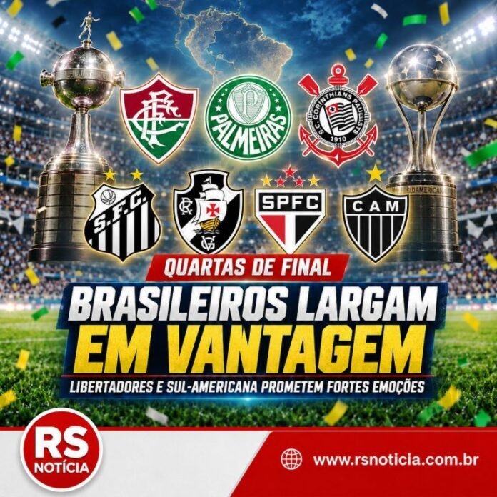 Libertadores e Sul-Americana: brasileiros largam em vantagem e jogos de volta prometem fortes emoções