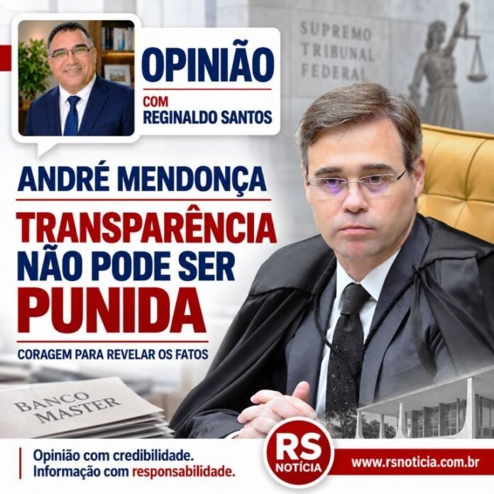 OPINIÃO | Quando revelar os fatos vira motivo de ataque: André Mendonça acerta ao enfrentar a blindagem no caso Master