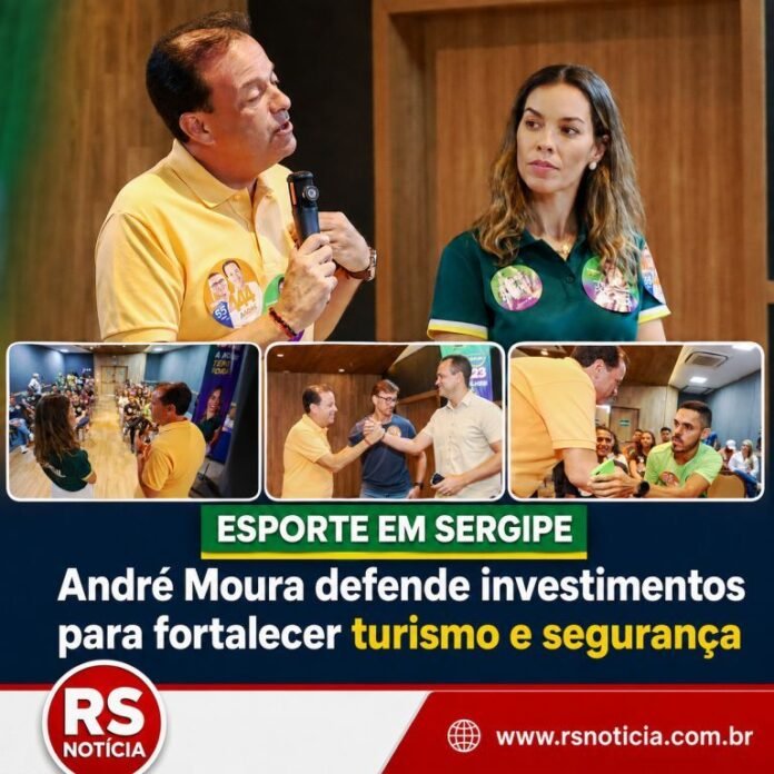 André Moura aposta no esporte para fortalecer turismo, segurança e inclusão social em Sergipe